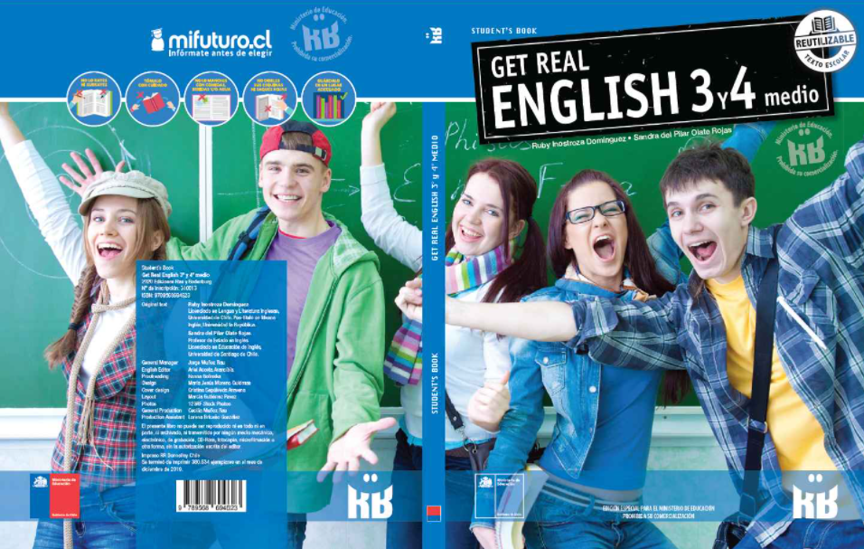 Libro de Ingles Get Real English Tercero 3 Medio